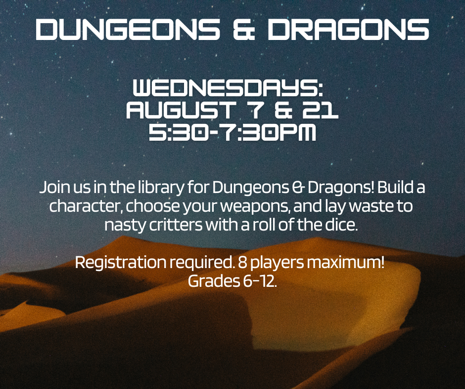 Dungeons & Dragons August