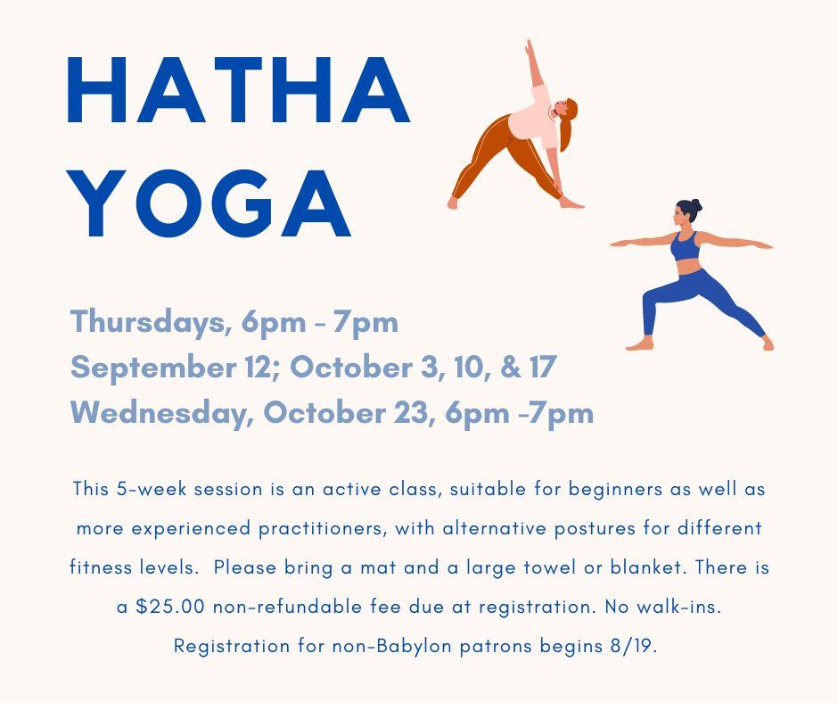 yoga flyer